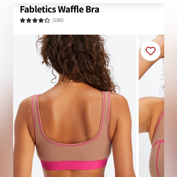 NWT FABLETICS waffle bra - Picture 4 of 4
